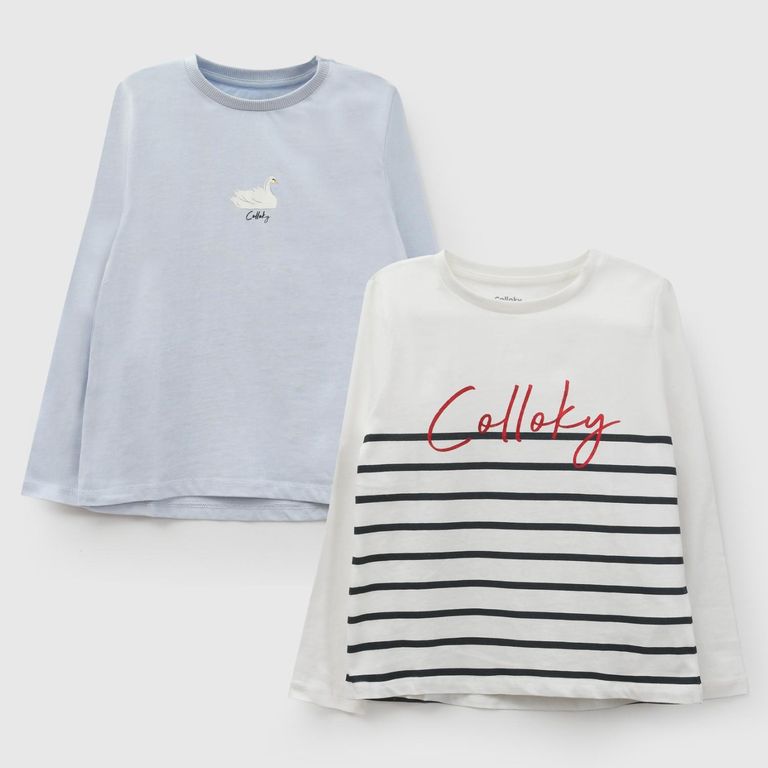 COLLOKY Pack 2 Poleras Niña