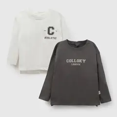 COLLOKY - Pack 2 Poleras Bebé Niño