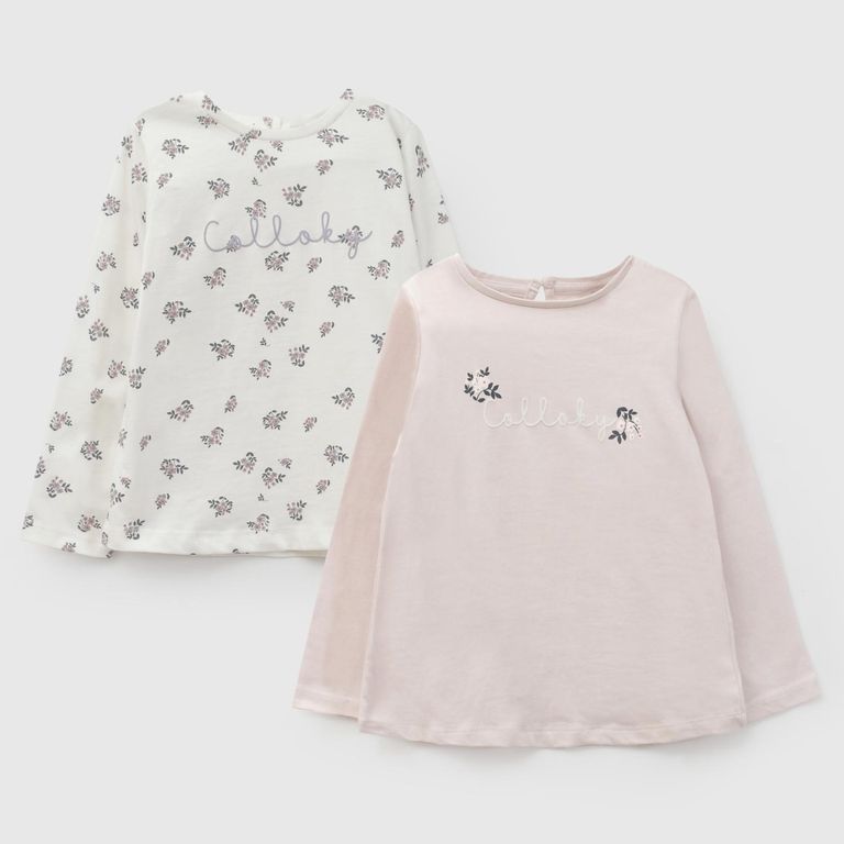 Pack 2 Poleras Bebé Niña