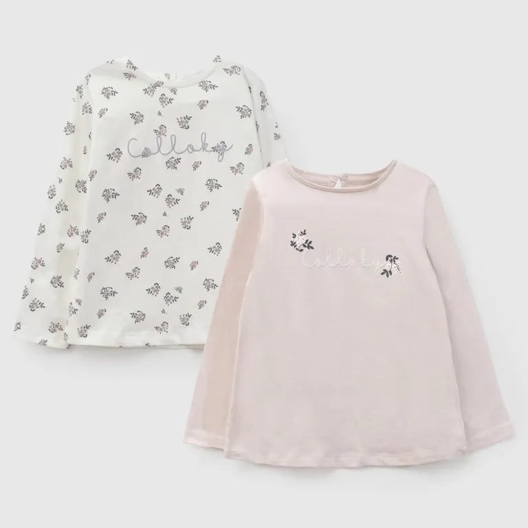 Pack 2 Poleras Bebé Niña (6 meses a 4 años)