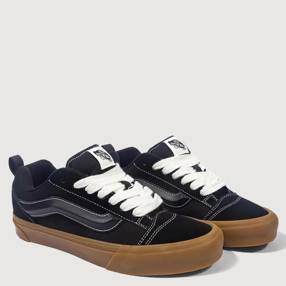 VANS - Knu Skool Zapatilla Urbana Hombre Cuero Negro Vans