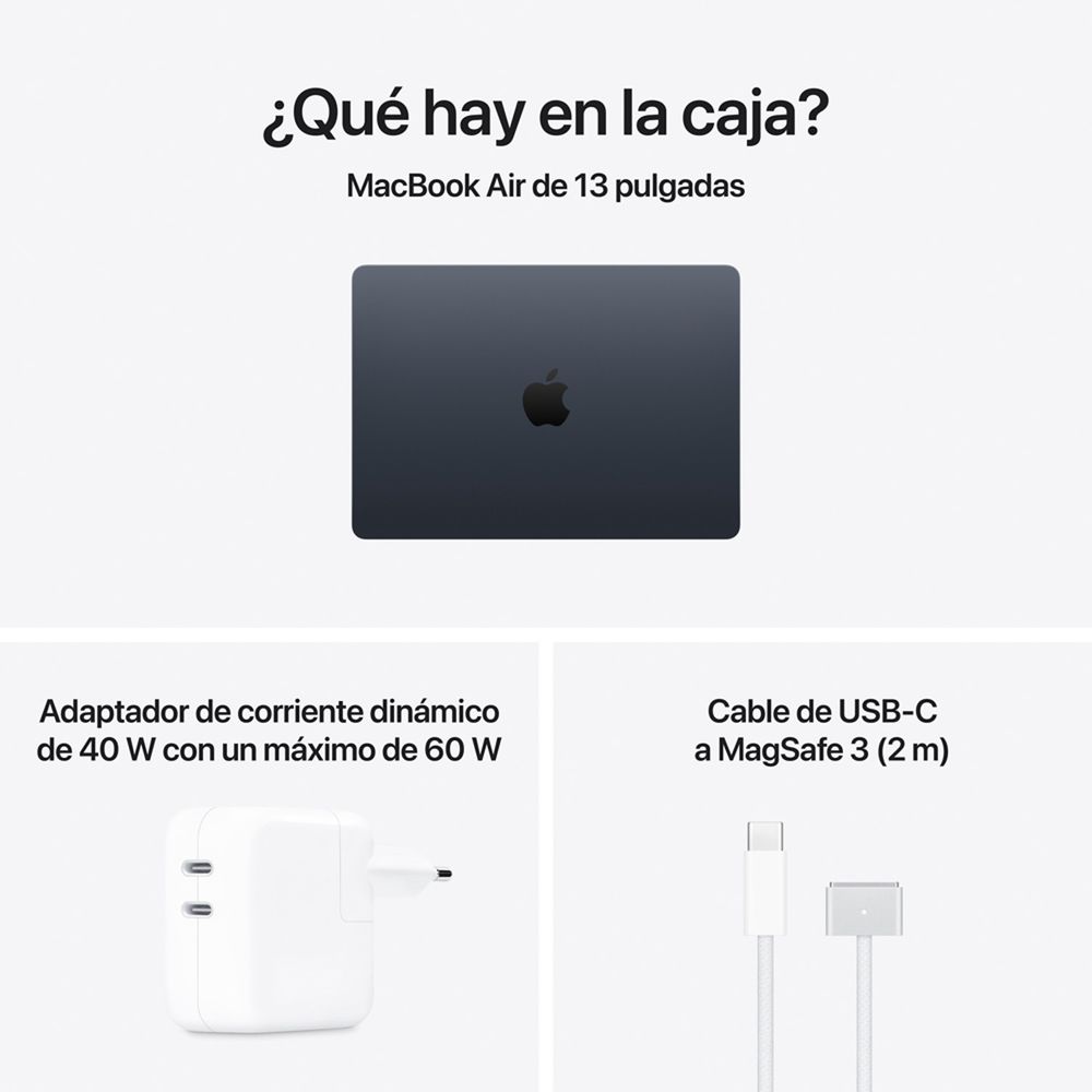 Apple MacBook Air 13.6 M5 16GB 1TB Medianoche, foto 9