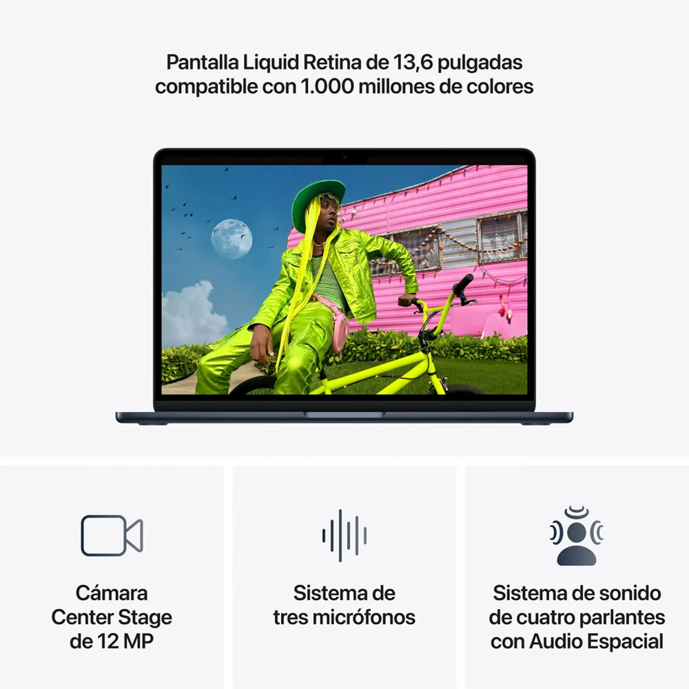 Apple MacBook Air 13.6 M5 24GB 1TB Medianoche, foto 5