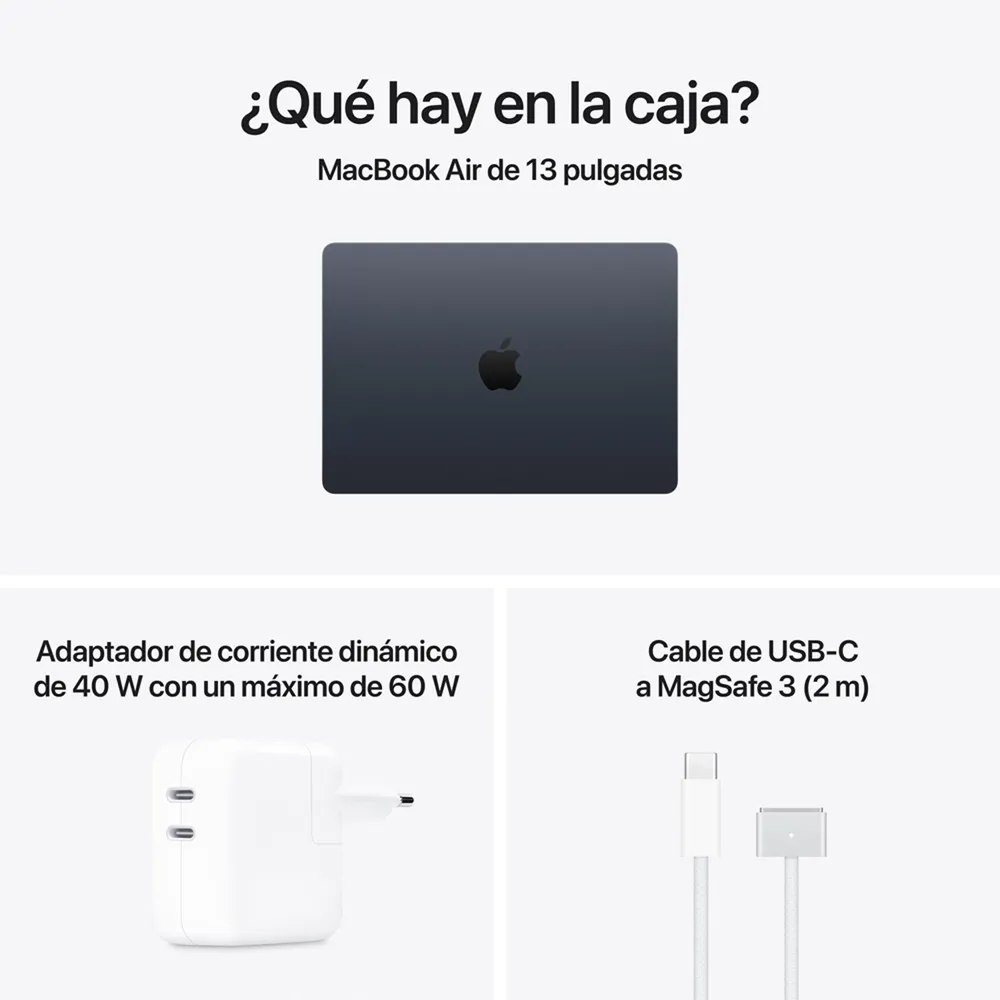Apple MacBook Air 13.6 M5 24GB 1TB Medianoche, foto 9