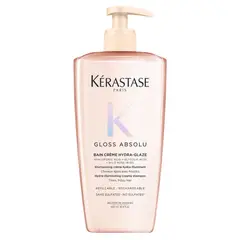 KERASTASE - Shampoo Cabello Grueso Con Tendencia al Frizz Gloss Absolu Bain Hydra-Glaze 500ml Kérastase