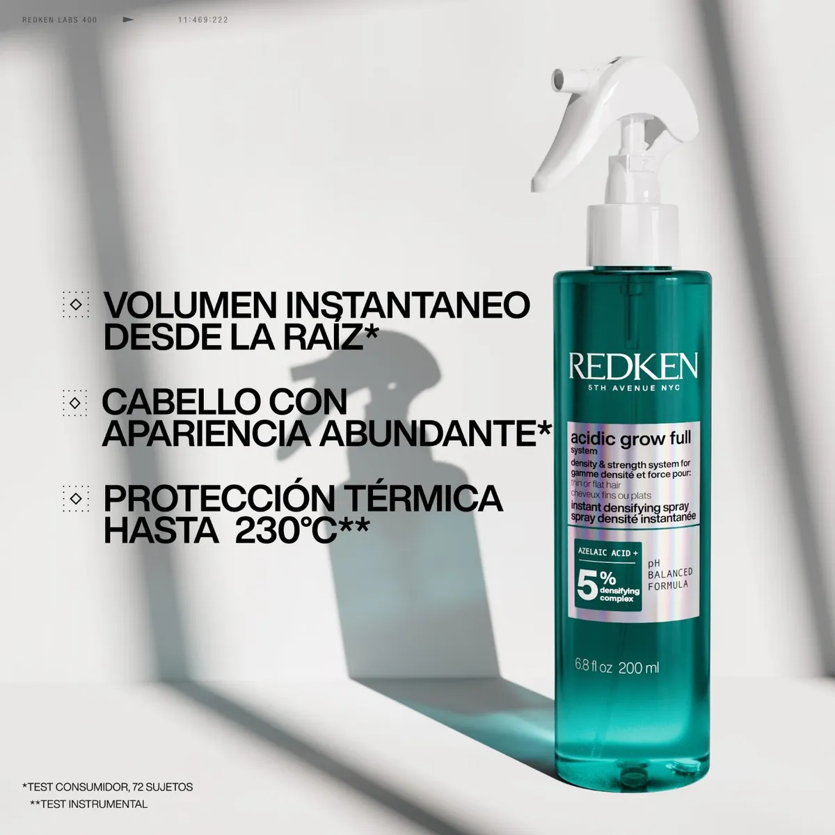 REDKEN - Spray Tratamiento Acidic Grow Full System 190ml Redken
