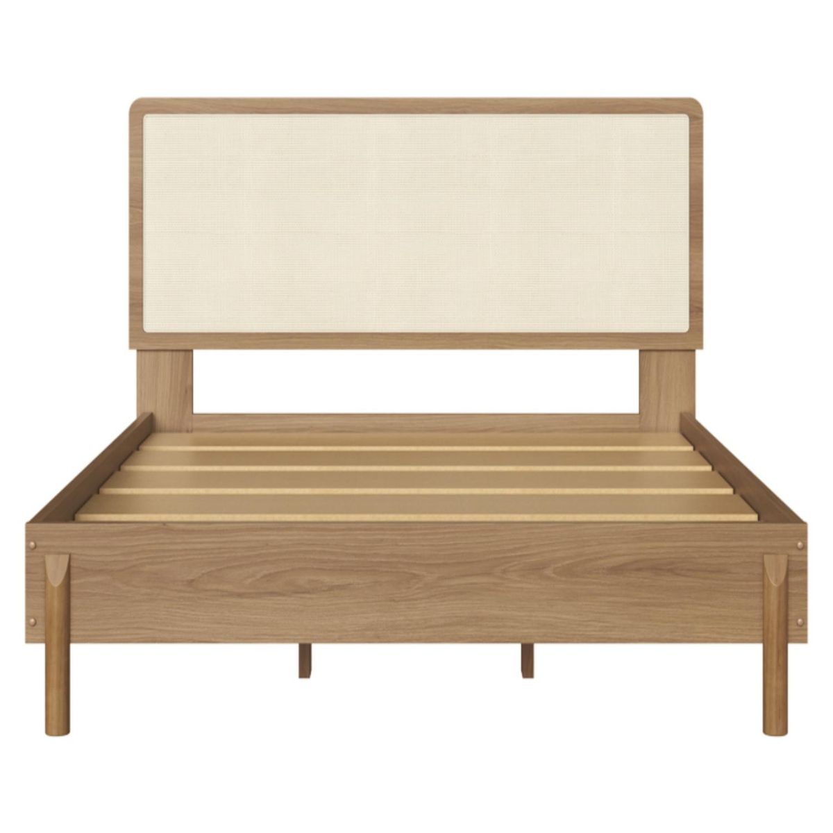 DECOCASA - Cama Oslo King Natural 27052 Madera Decocasa