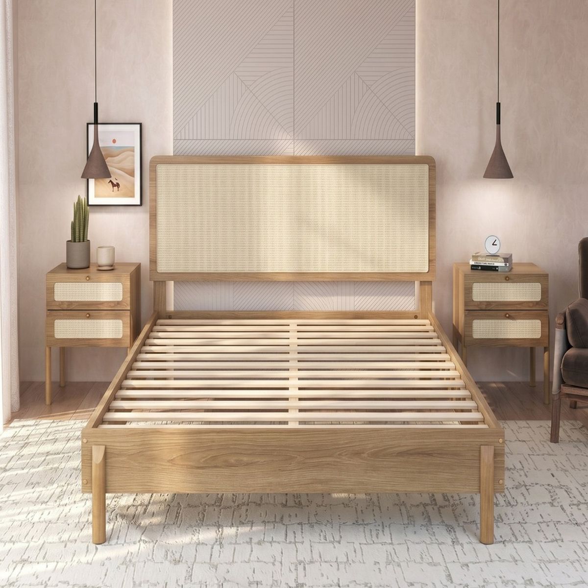 DECOCASA - Cama Oslo King 2 Vel 27933 N Decocasa