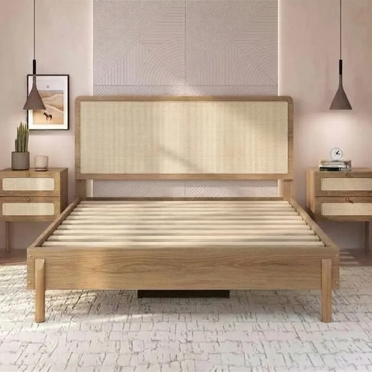 DECOCASA Cama Oslo King 2 Veladores 27933 C27934