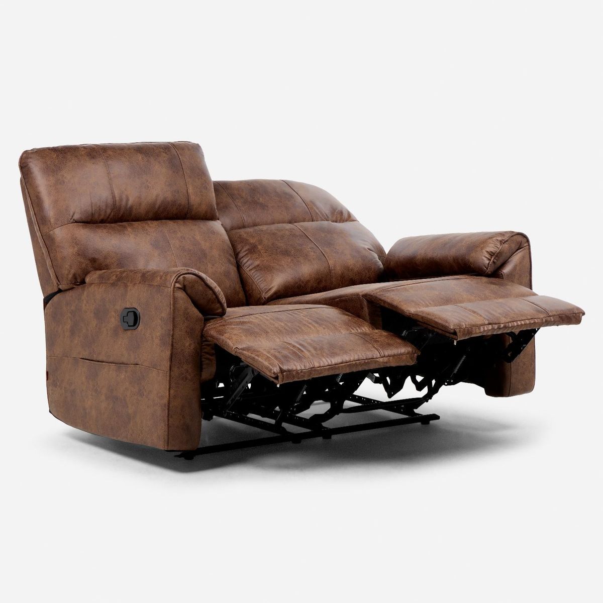 ROSEN - Sofá Reclinable Tolosa 2 Cuerpos Tela Manual Rosen