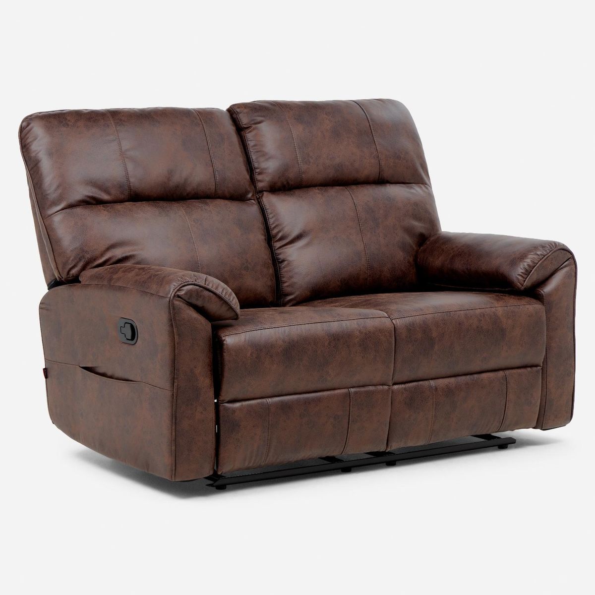 ROSEN - Sofá Reclinable Tolosa 2 Cuerpos Tela Manual Rosen