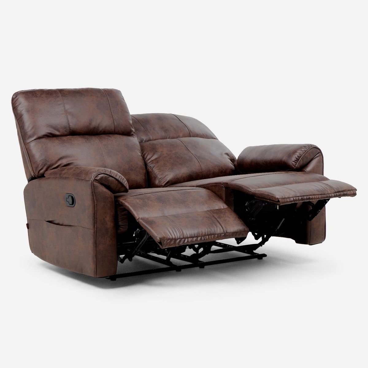 ROSEN - Sofá Reclinable Tolosa 2 Cuerpos Tela Manual Rosen