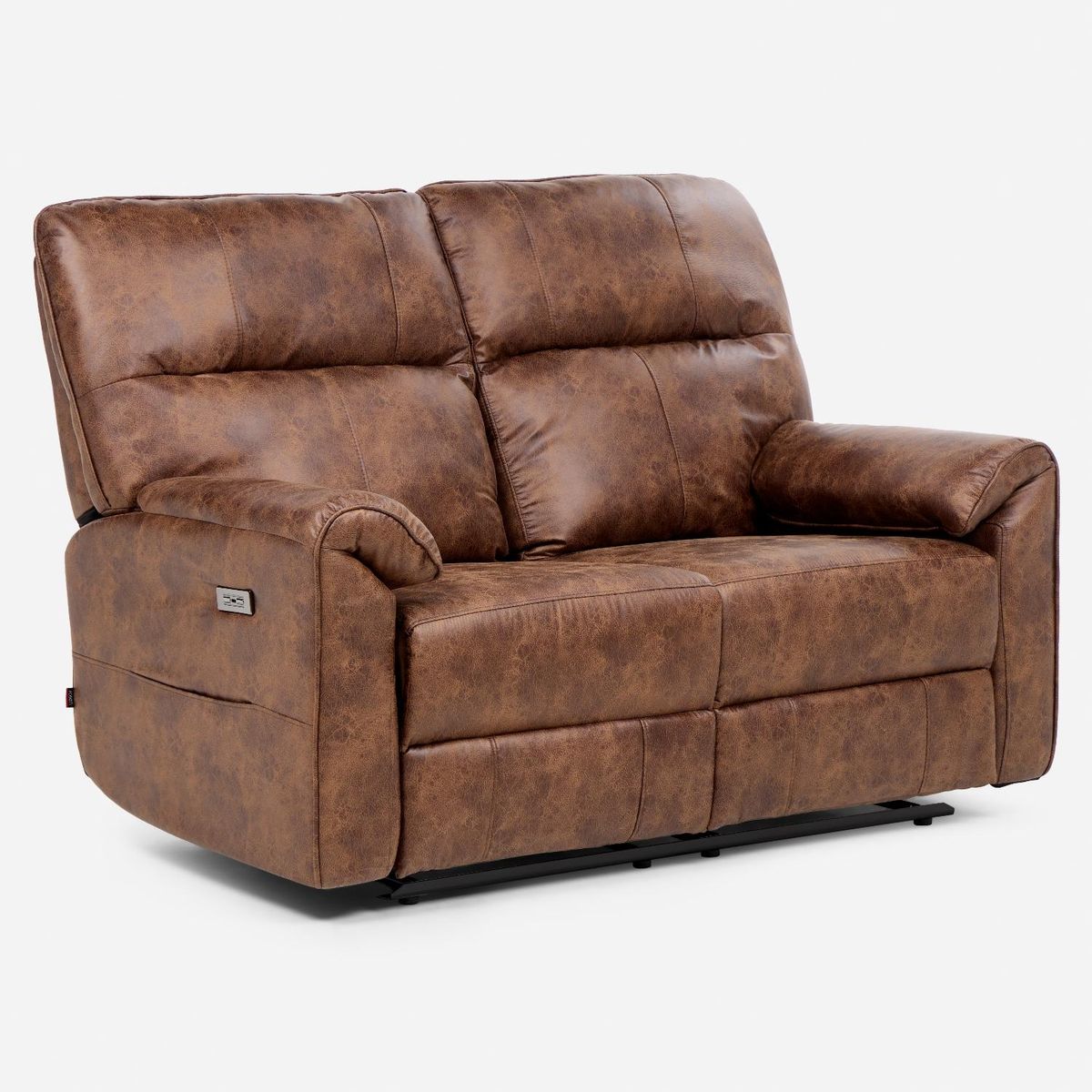 ROSEN - Sofá Reclinable Tolosa 2 Cuerpos Tela Eléctrico Rosen