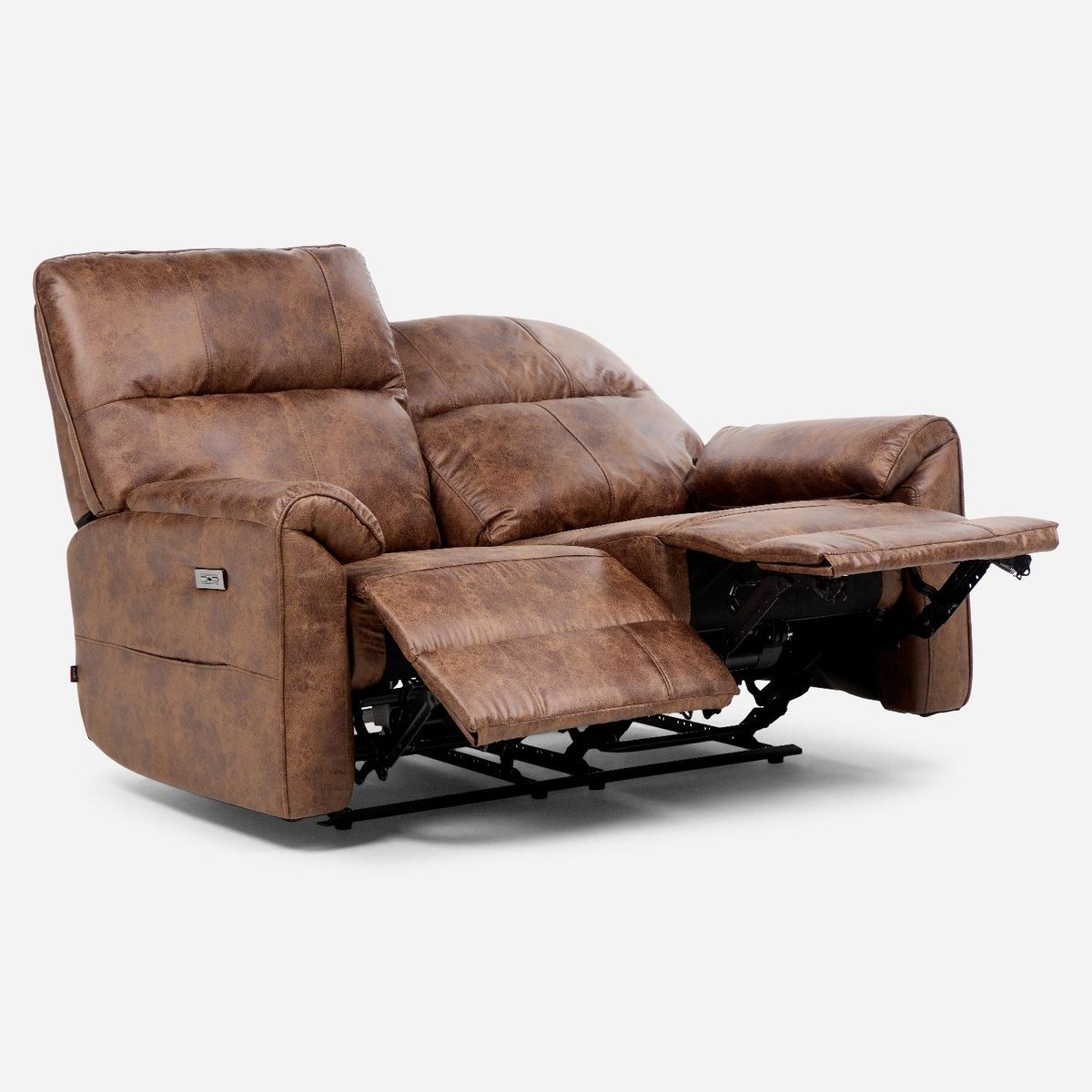 ROSEN - Sofá Reclinable Tolosa 2 Cuerpos Tela Eléctrico Rosen
