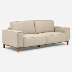 ROSEN - Sofá Mombasa 3 Cuerpos Tela Beige
