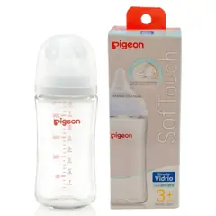 PIGEON - Biberón Softouch Vidrio 240Ml