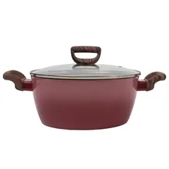 ILKO - Olla Antiadherente Granito 20 cm Degradé Cherry