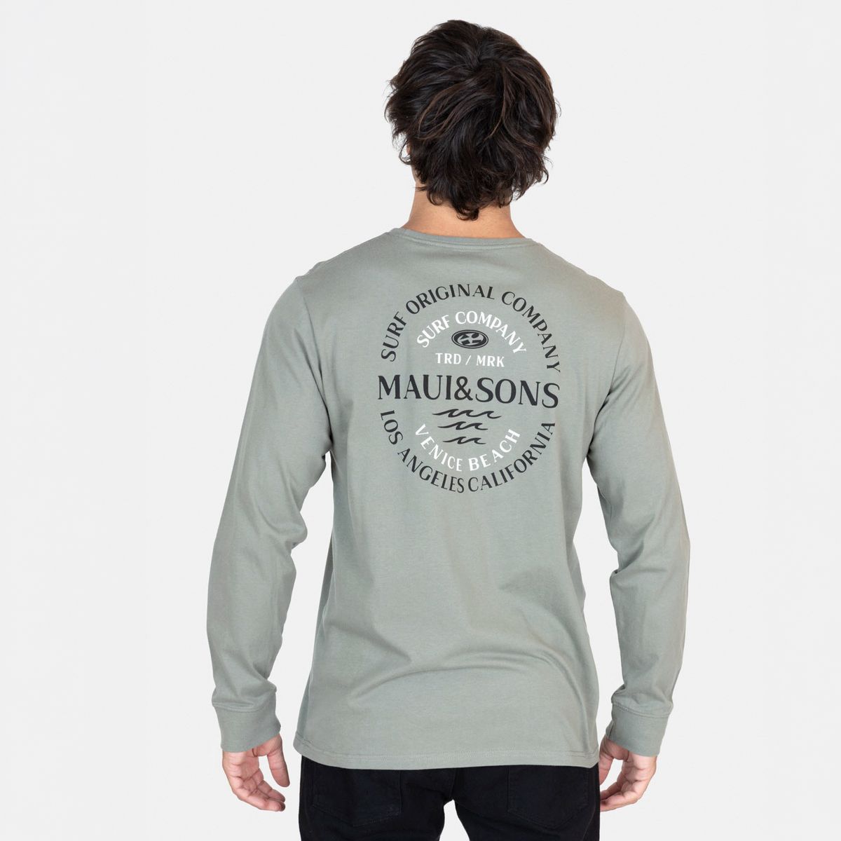 MAUI AND SONS - Polera Manga Larga Hombre Maui And Sons