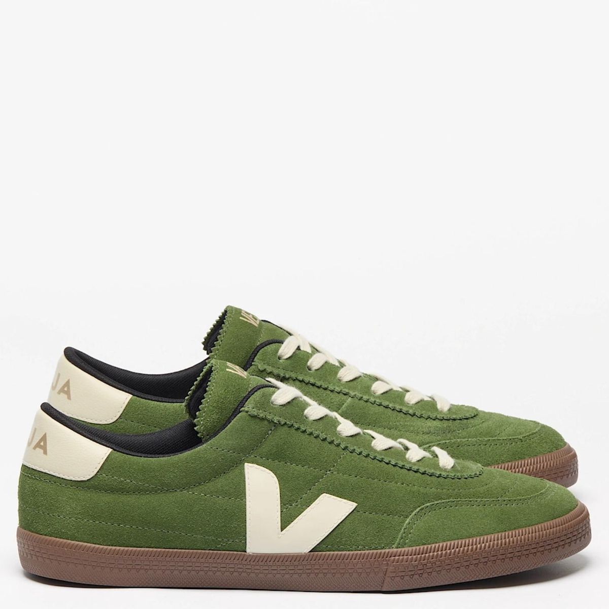 VEJA - Panenka Suede Militar Pierre Bark Zapatilla Urbana Hombre Verde Veja
