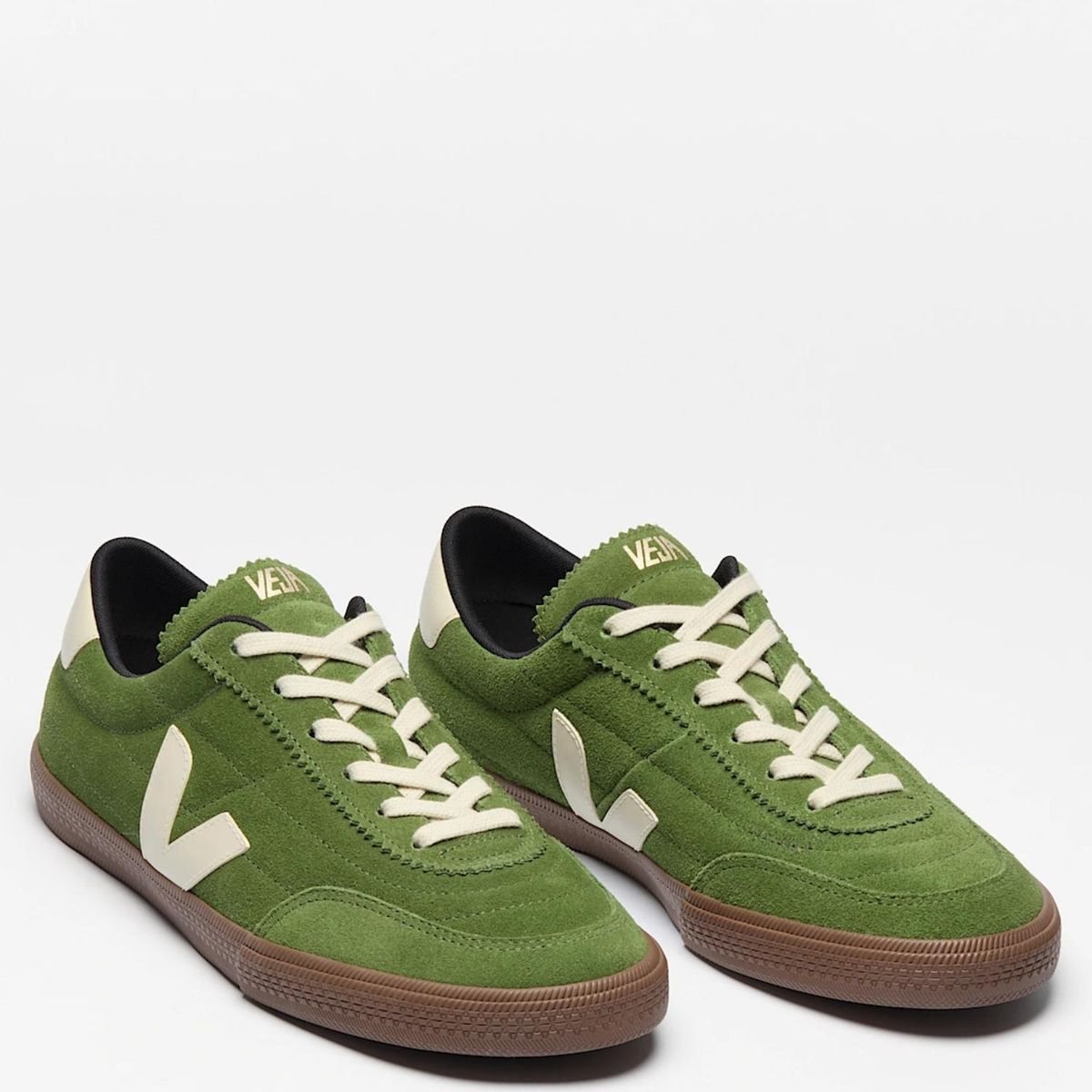 VEJA - Panenka Suede Militar Pierre Bark Zapatilla Urbana Hombre Verde Veja