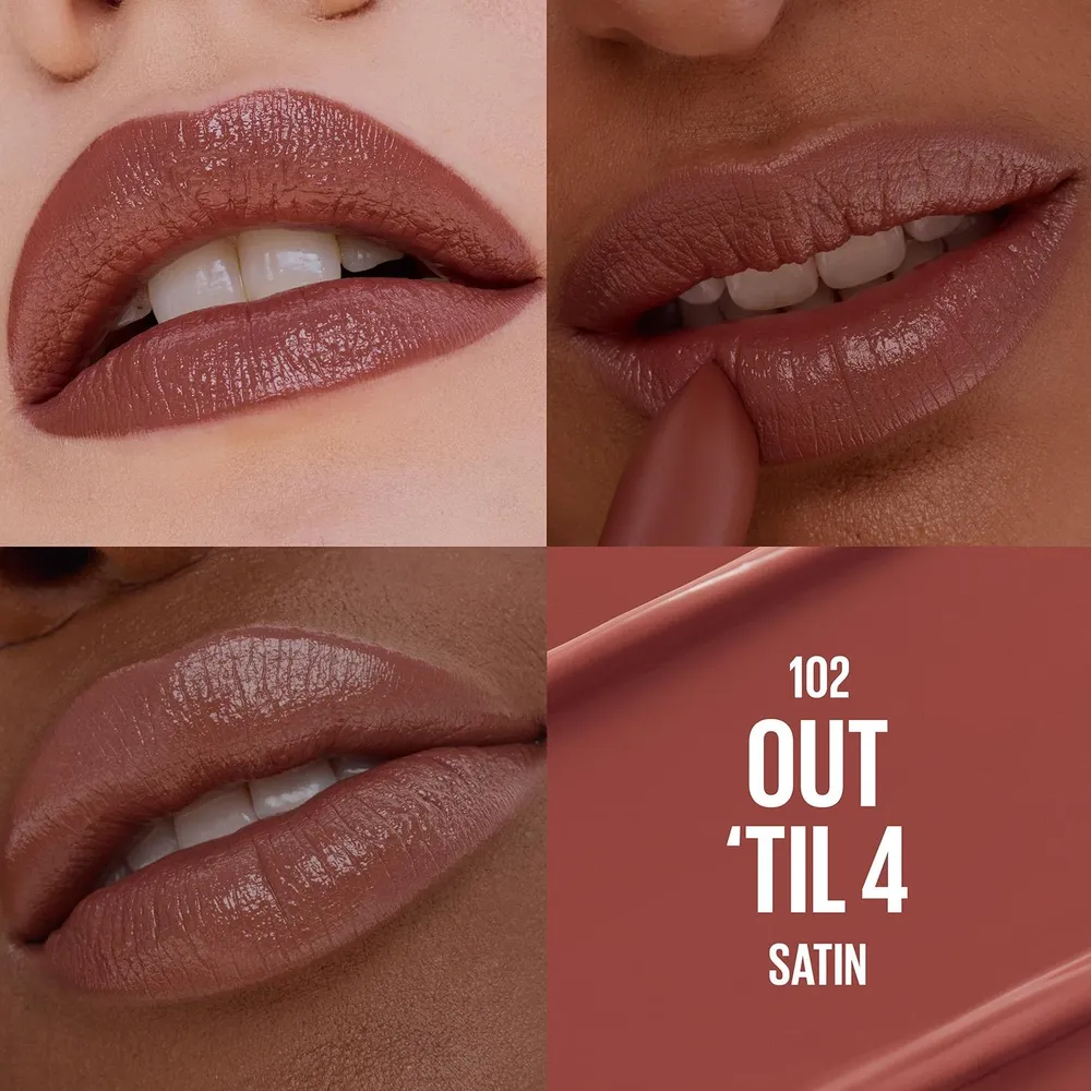 Serum Lipstick Satín, Labial con Ácido Hialurónico, 102 Out Til 4, foto 5