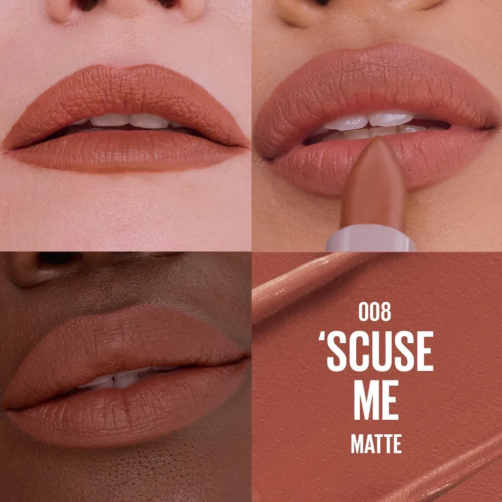 Serum Lipstick Mate, Labial con Ácido Hialurónico, 008 Scuse Me, foto 5