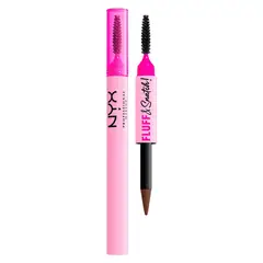 NYX PROFESSIONAL MAKEUP - Lápiz para Cejas Fluff N Snatch Powder Pen, Tono 01 Ash Blonde