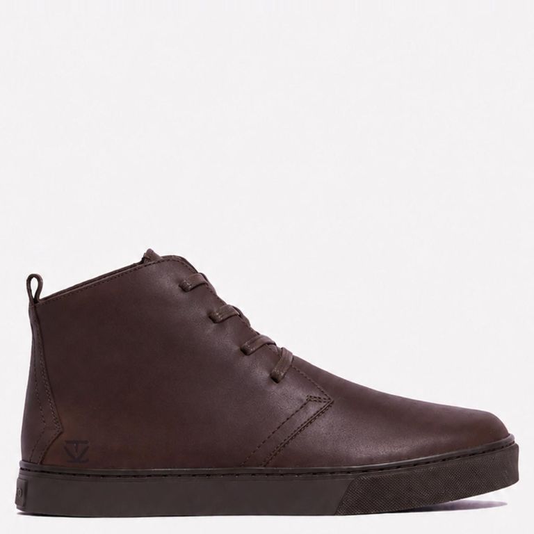 Zapato Casual Hombre Cuero Café
