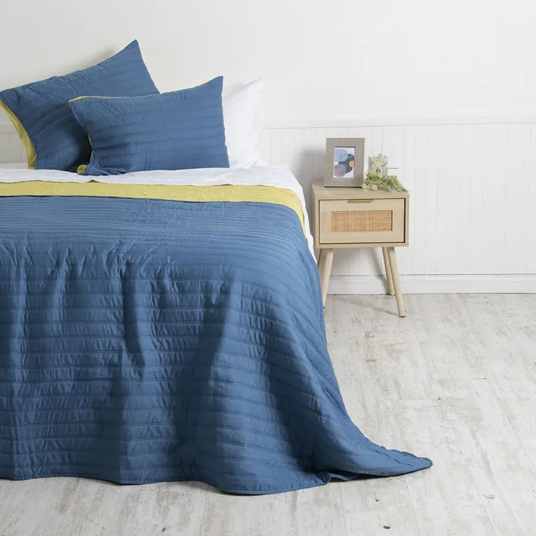 Quilt Toledo Mf King Azul