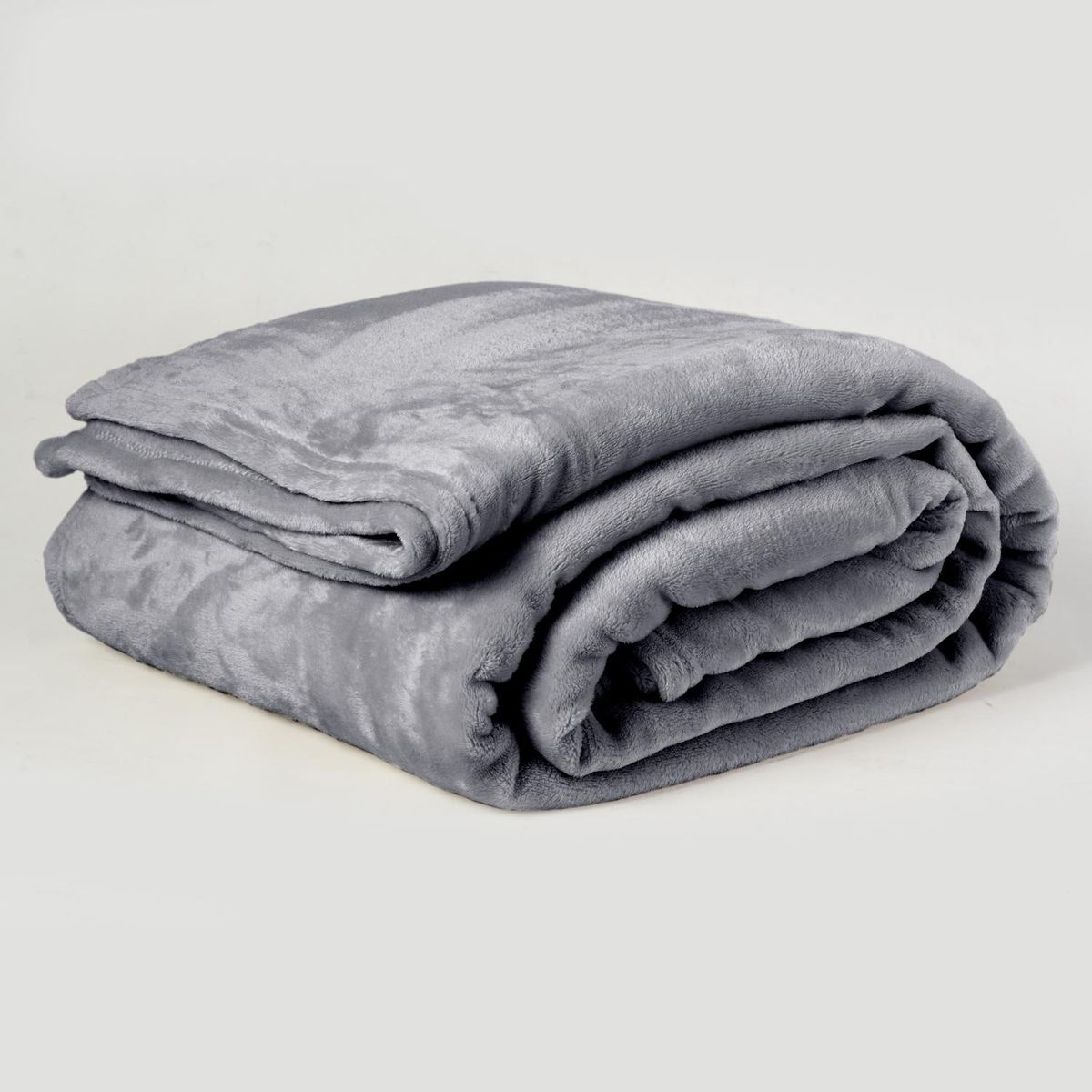 MASHINI - Frazada Flannel 1 Plaza Gris Mashini