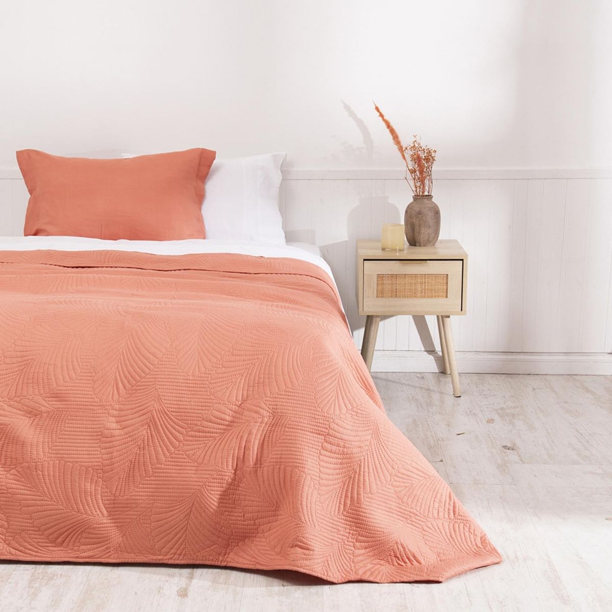MASHINI - Quilt Cordoba 1.5 Plazas Naranjo Mashini
