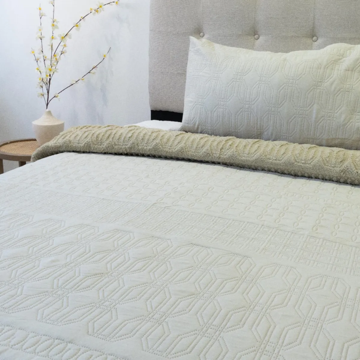 DORAL - Cubrecama Jacquard Sherpa Doral