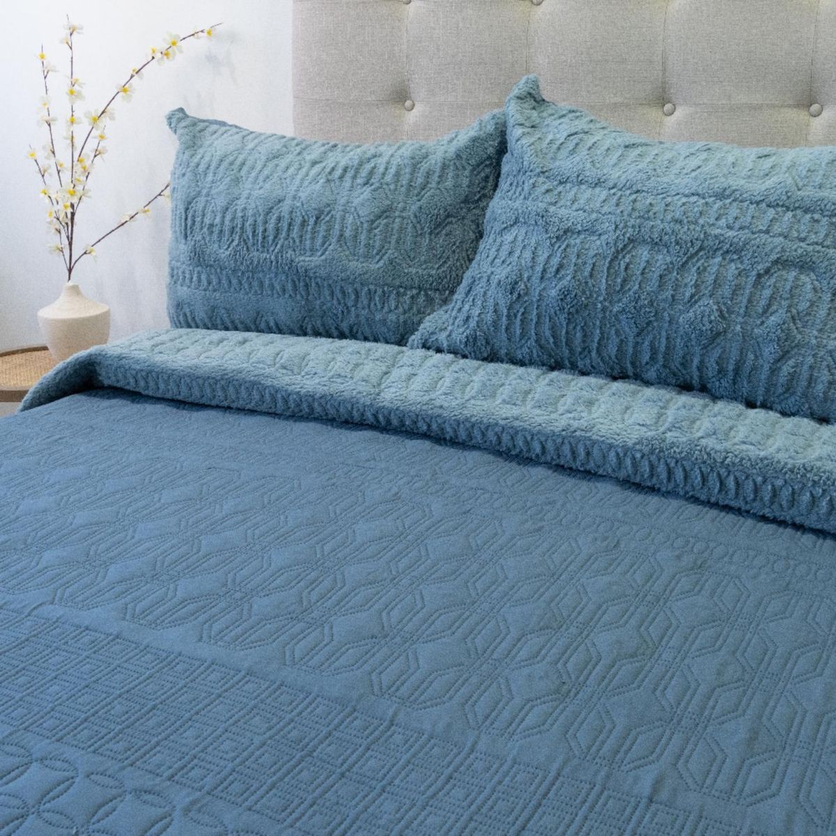 DORAL - Cubrecama Jacquard Sherpa Doral