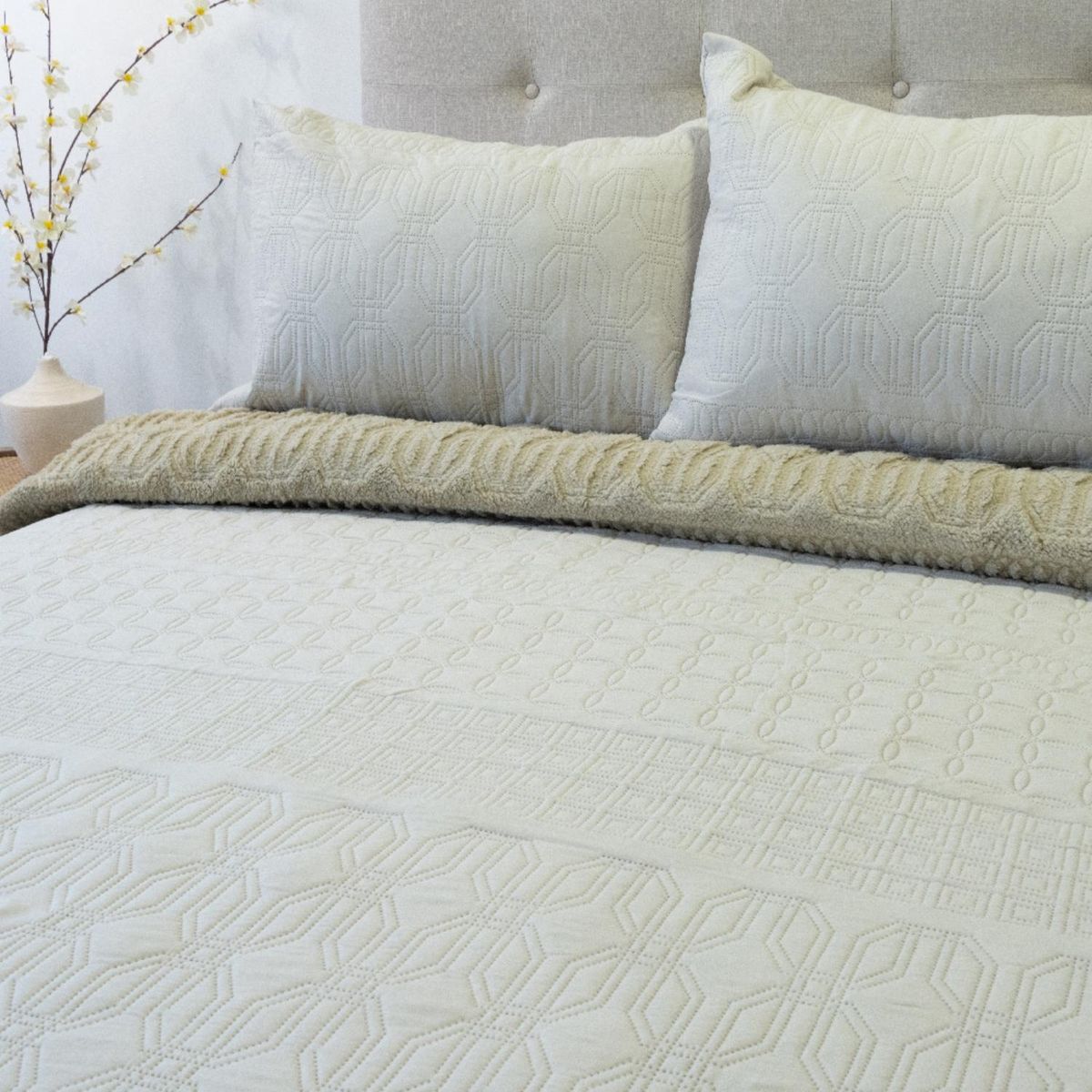 DORAL - Cubrecama Jacquard Sherpa Doral
