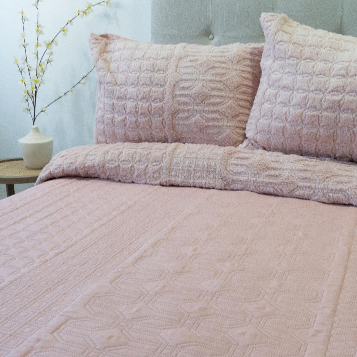 DORAL - Cubrecama Jacquard Sherpa Doral