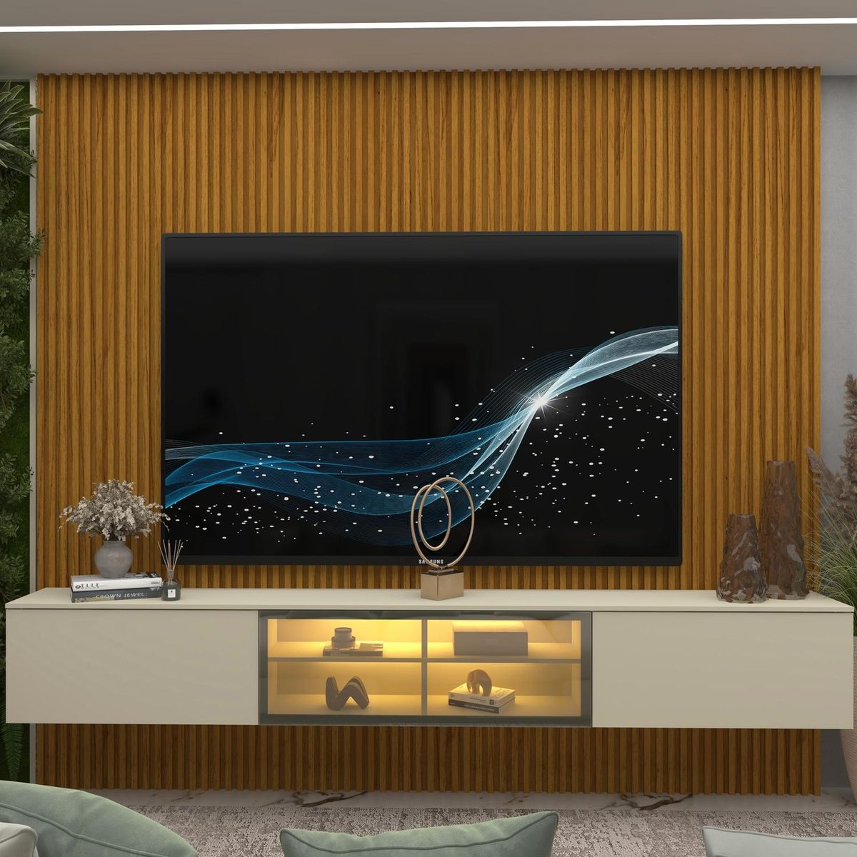 DECOCASA - Home Supremo Luminare Led 2.2 Natural/Off White Decocasa