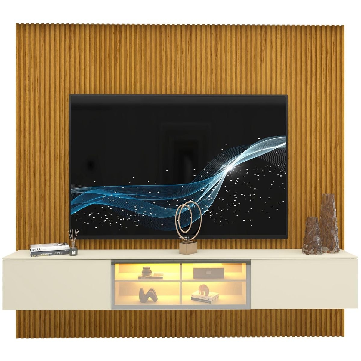 DECOCASA - Home Supremo Luminare Led 2.2 Natural/Off White Decocasa