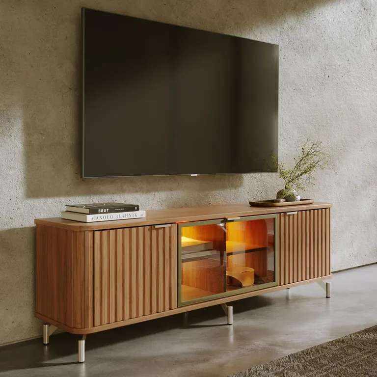 DECOCASA Rack Neon Float 1 7 Canela