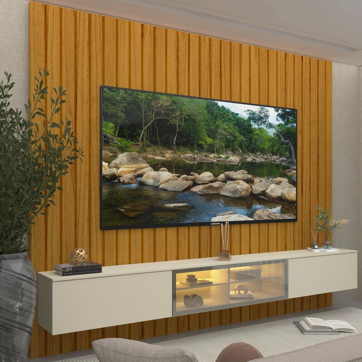DECOCASA - Home Majestade Luminare Led 2.3 Natural/Off White Decocasa