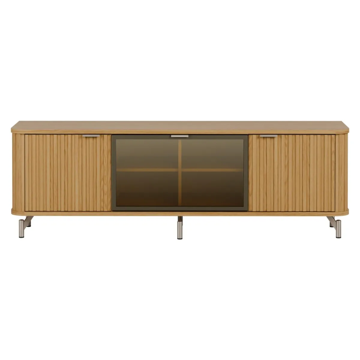 DECOCASA - Rack Neon Float 1 7 Carvalho Decocasa