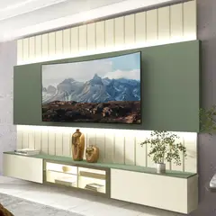 DECOCASA - Home Soberano Led 2.3 Off White/Verde