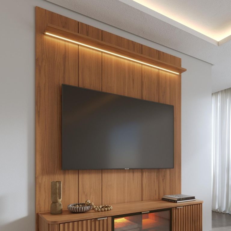 DECOCASA Panel Neon Float 1 8 Canela
