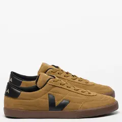 VEJA - Panenka Suede Tent Black Bark Zapatilla Urbana Hombre Café