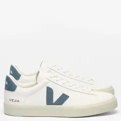 VEJA - Campo Zapatilla Urbana Hombre Cuero Blanco