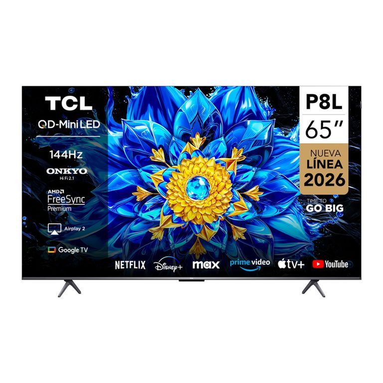 Smart TV 65" QD-Mini LED 4K P8L Google TV