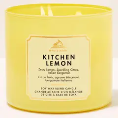 BATH & BODY WORKS - Vela Aromática 3 Mechas Kitchen Lemon