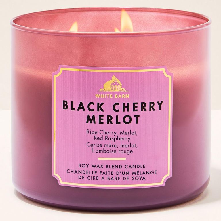 Vela Aromática 3 Mechas Black Cherry Merlot