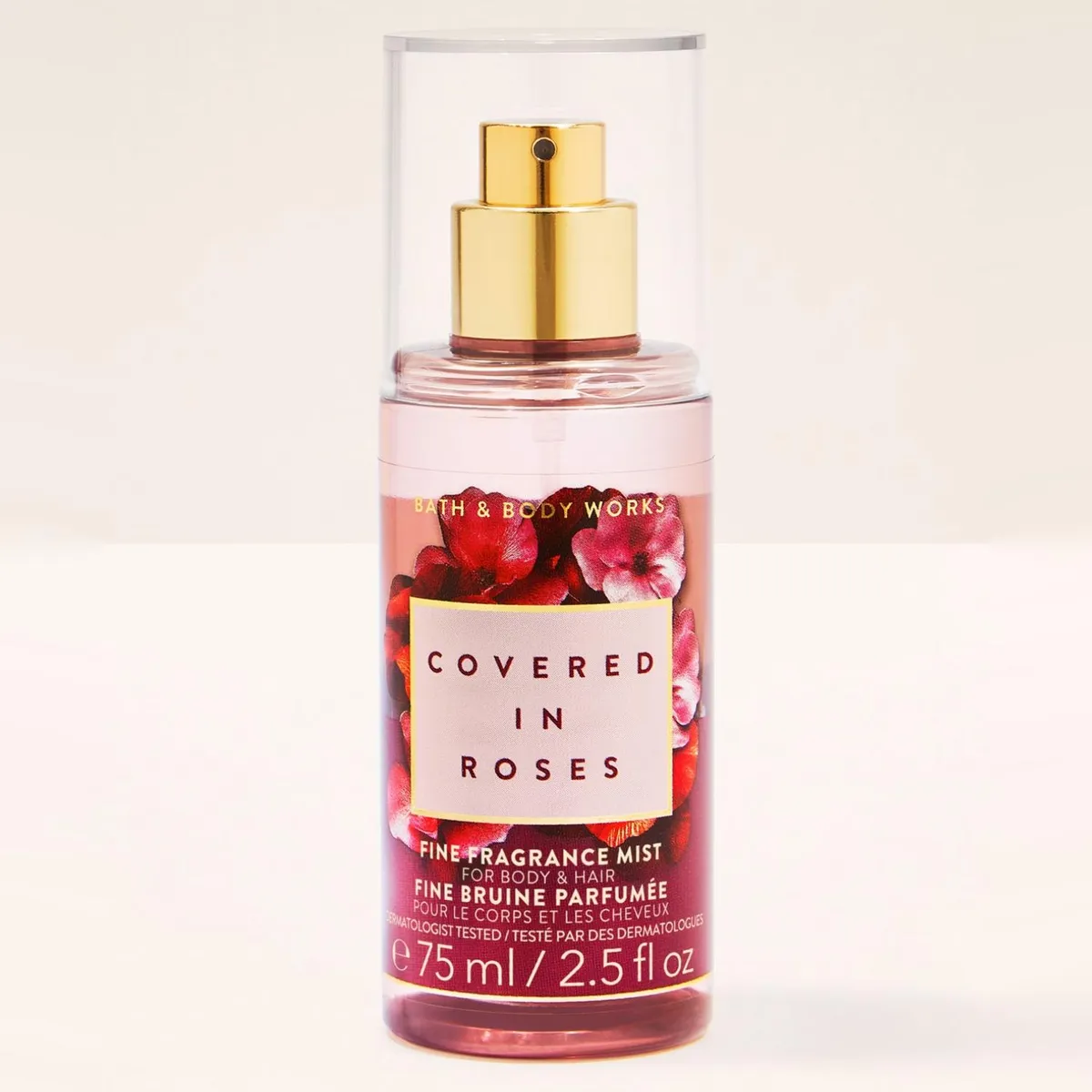 BATH & BODY WORKS - Mini Mist Corporal Unisex Covered in Roses 74ml Bath & Body Works