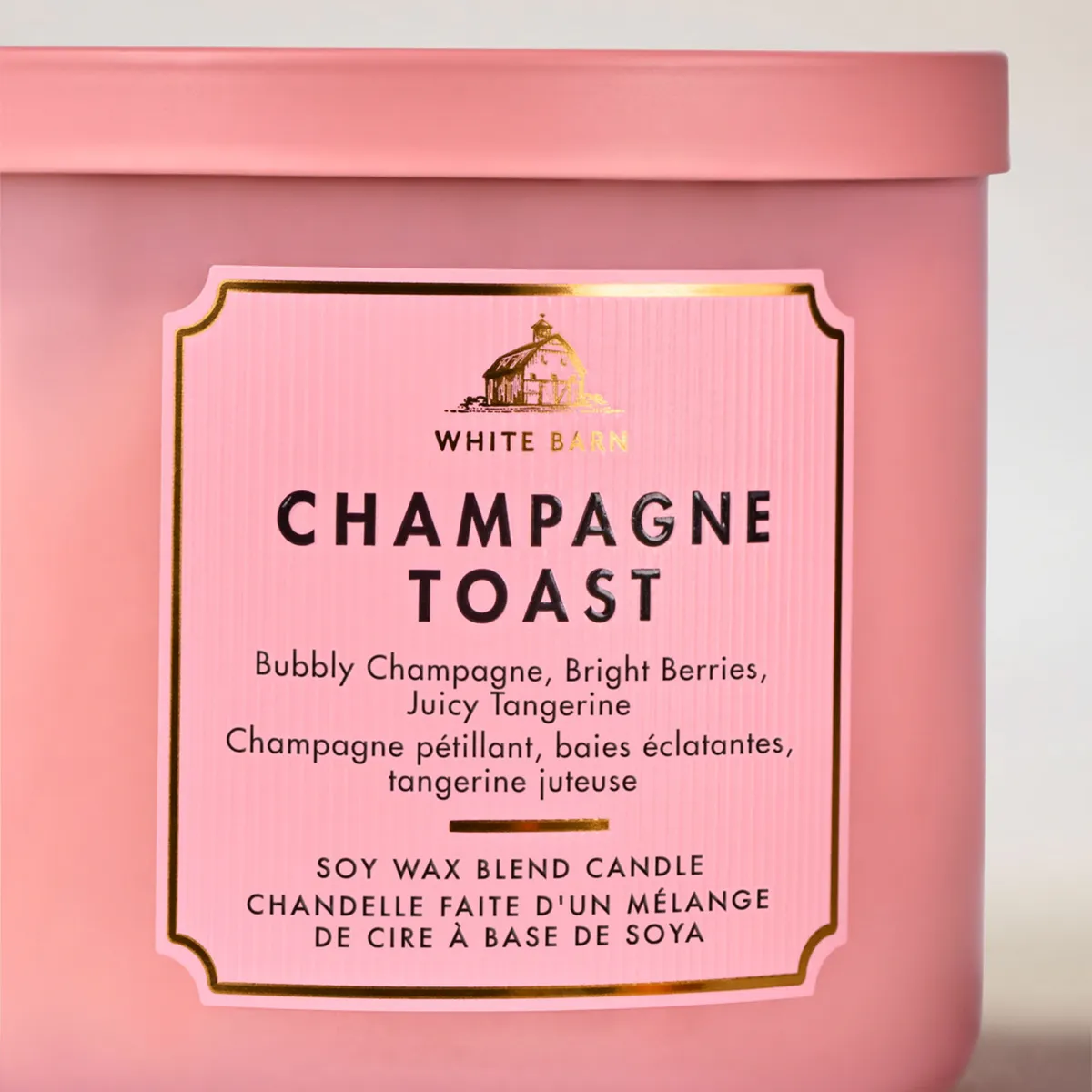BATH & BODY WORKS - Vela Aromática 3 Mechas Champagne Toast Bath & Body Works