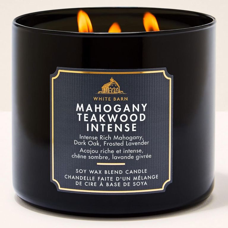 Vela Aromática 3 Mechas Mahogany Teakwood